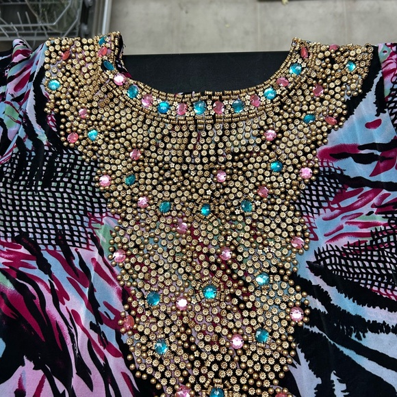 Multicolor Hand Beaded l Dress - Picture 5 of 10